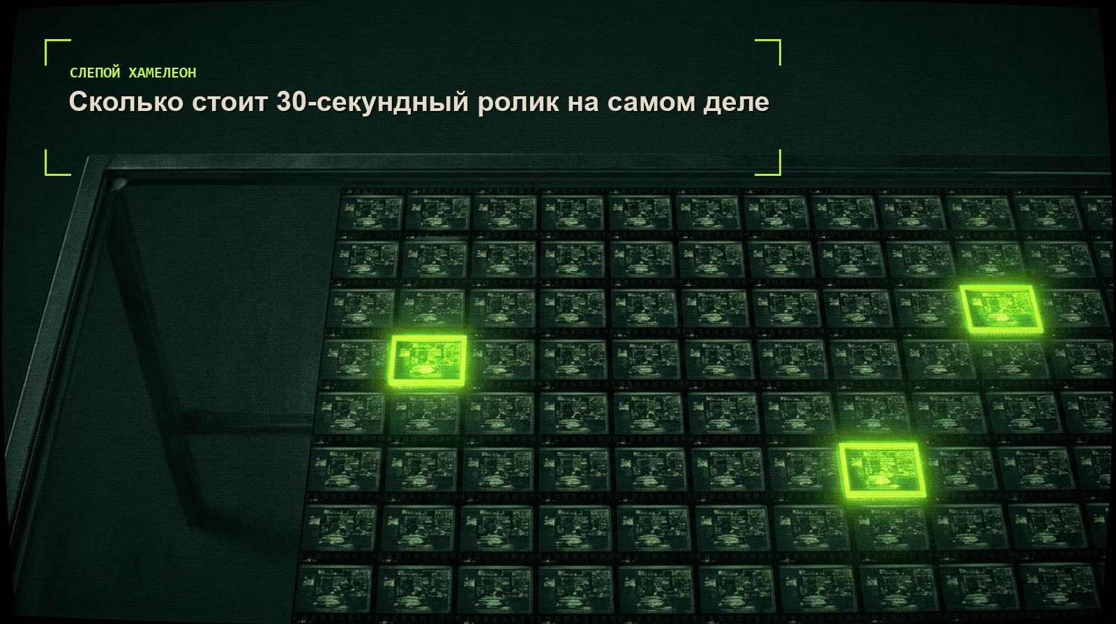 Стол с дублями кадров: сколько генераций уходит на 30-секундный ролик нейросетью