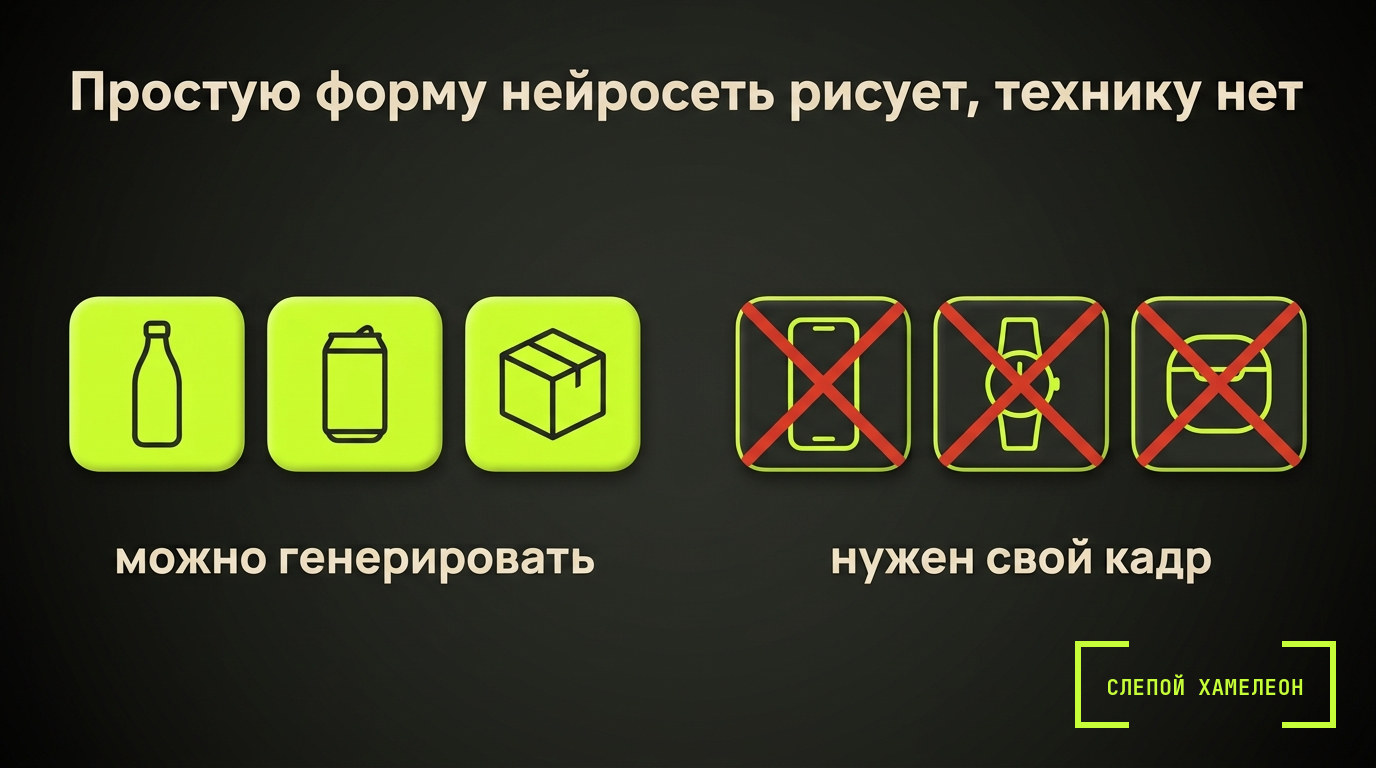 Где генерация товара с нуля работает, а где разваливается