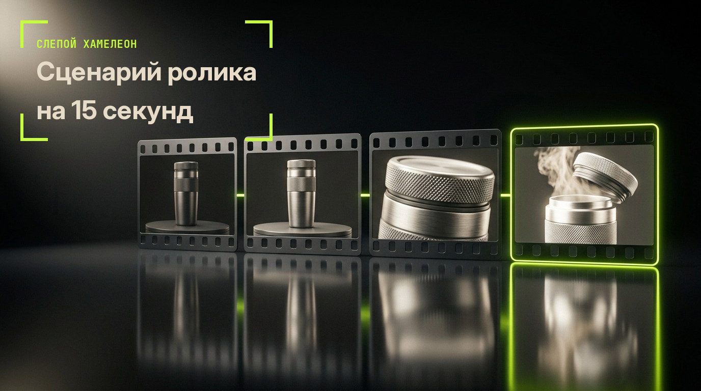 Сценарий ролика на 15 секунд по секундам для карточки товара